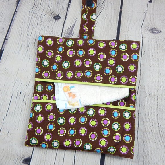 Cute Wipes and Diaper Clutch Handmade - Picture 4 of 4